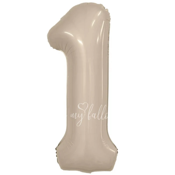 40" Foil numbers 1 Mystic Cream