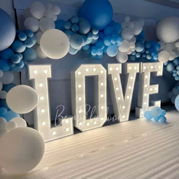 Free Standing LOVE LED Light 1.5 meter