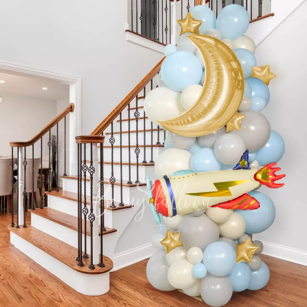 Organic balloon column "For a real pilot"