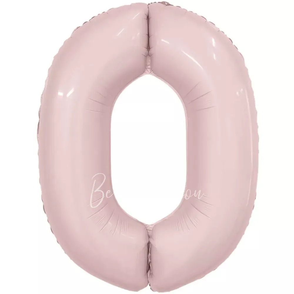 40 " الهيليوم احباط لمعان روز مسحوق رقم 0 بالون