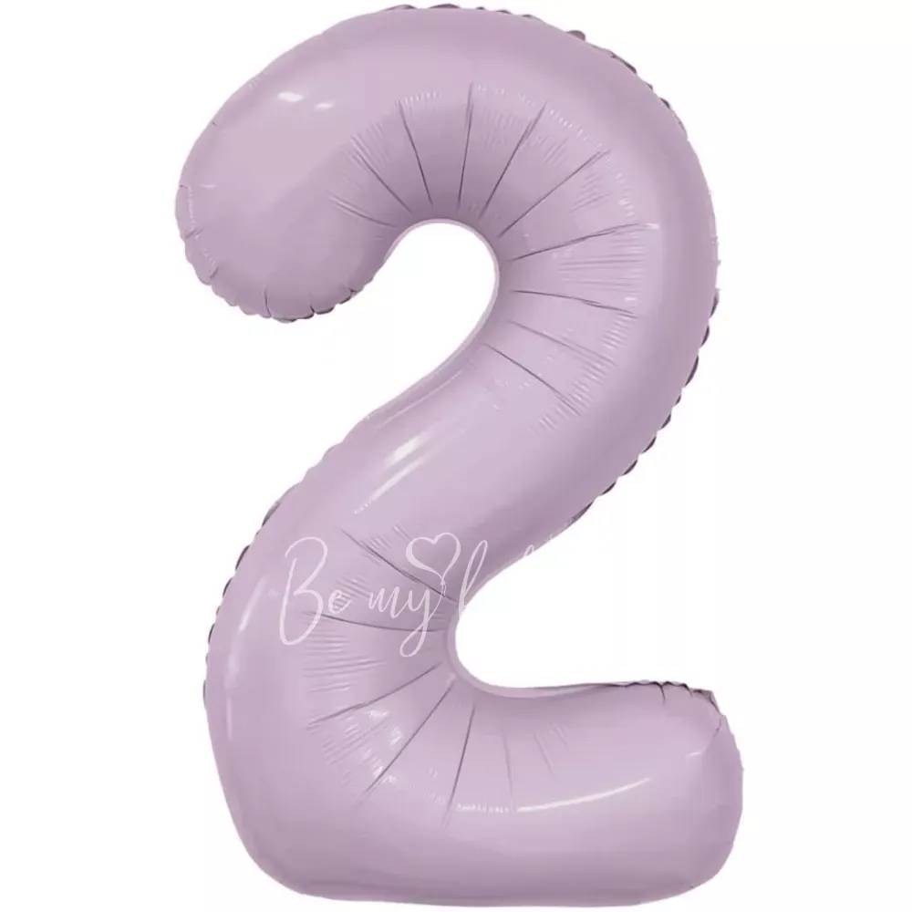 40" Helium foil gloss Orchid Number 2 balloon