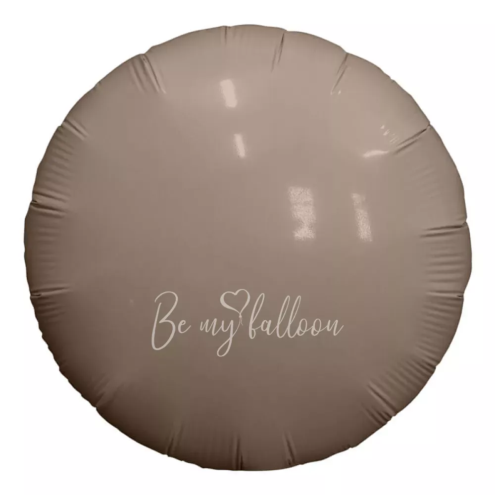 18" Cacao round foil shape