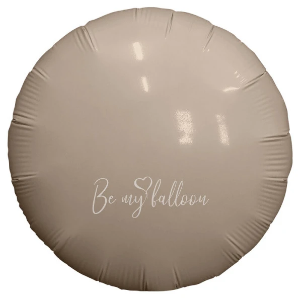 18" Latte round foil shape