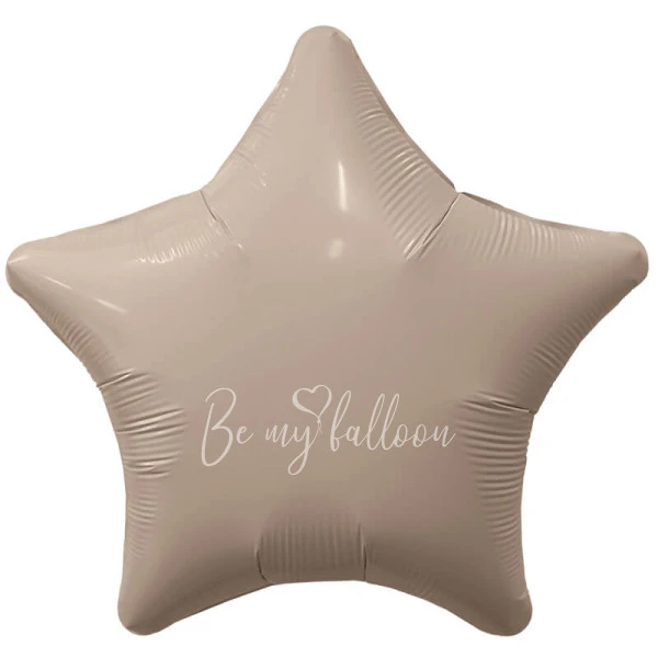 18" Latte star foil shape