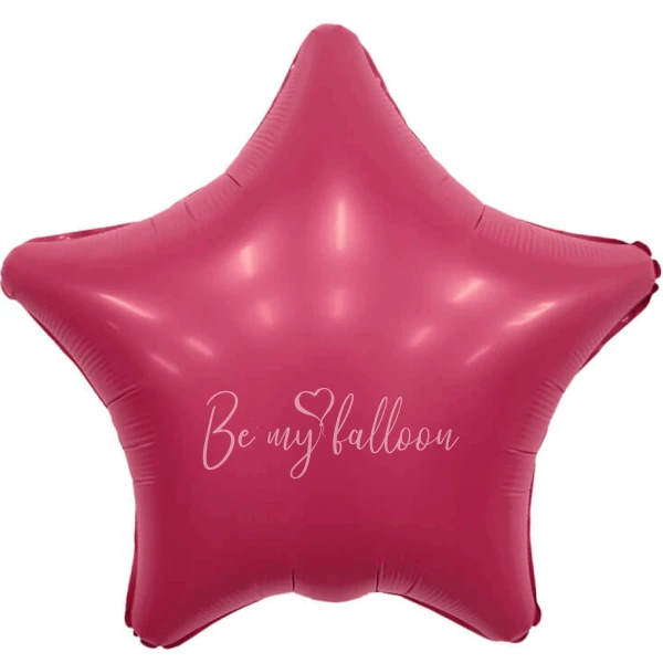 18" Viva Magenta star foil shape 