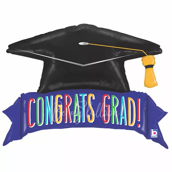 45" Foil Congrats Grad Banner balloon