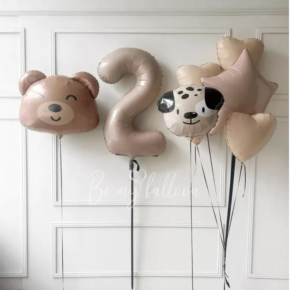باقة من البالونات لطيف الحيوانات الصغيرة