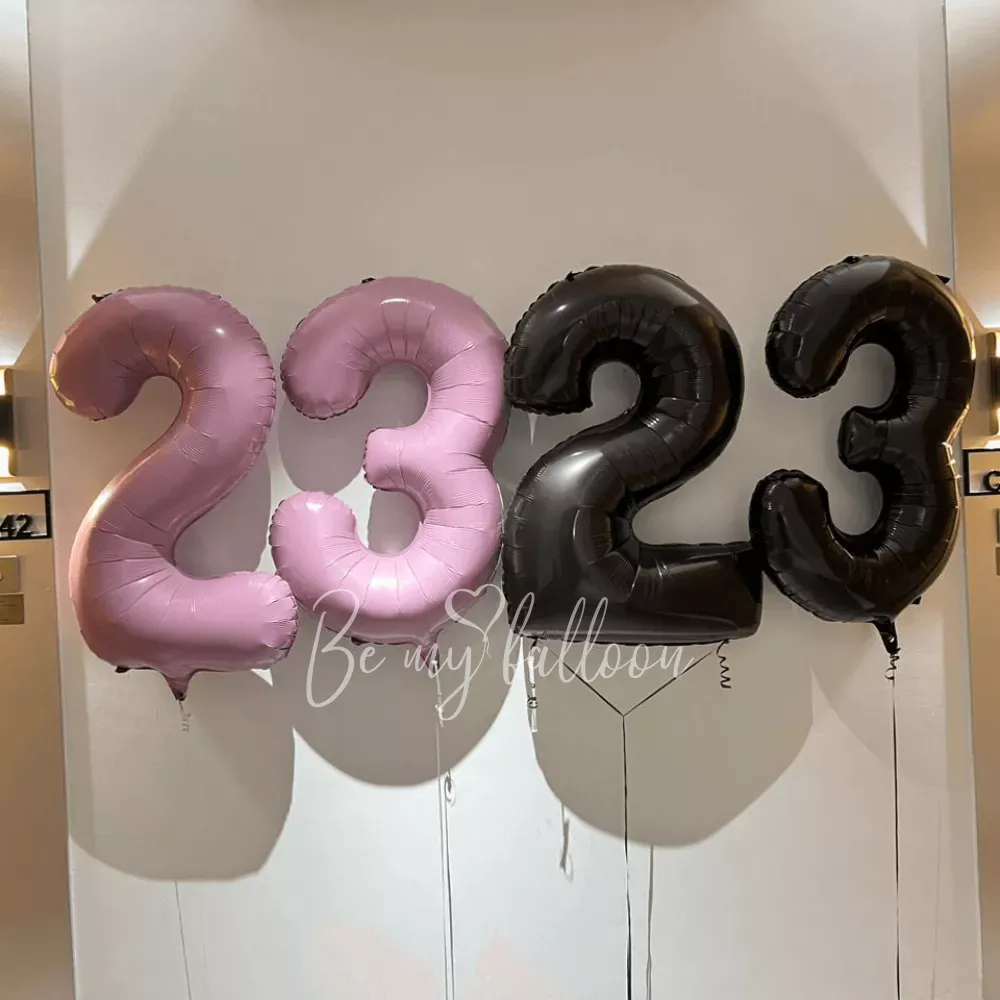 40 " أرقام احباط 1 أسود