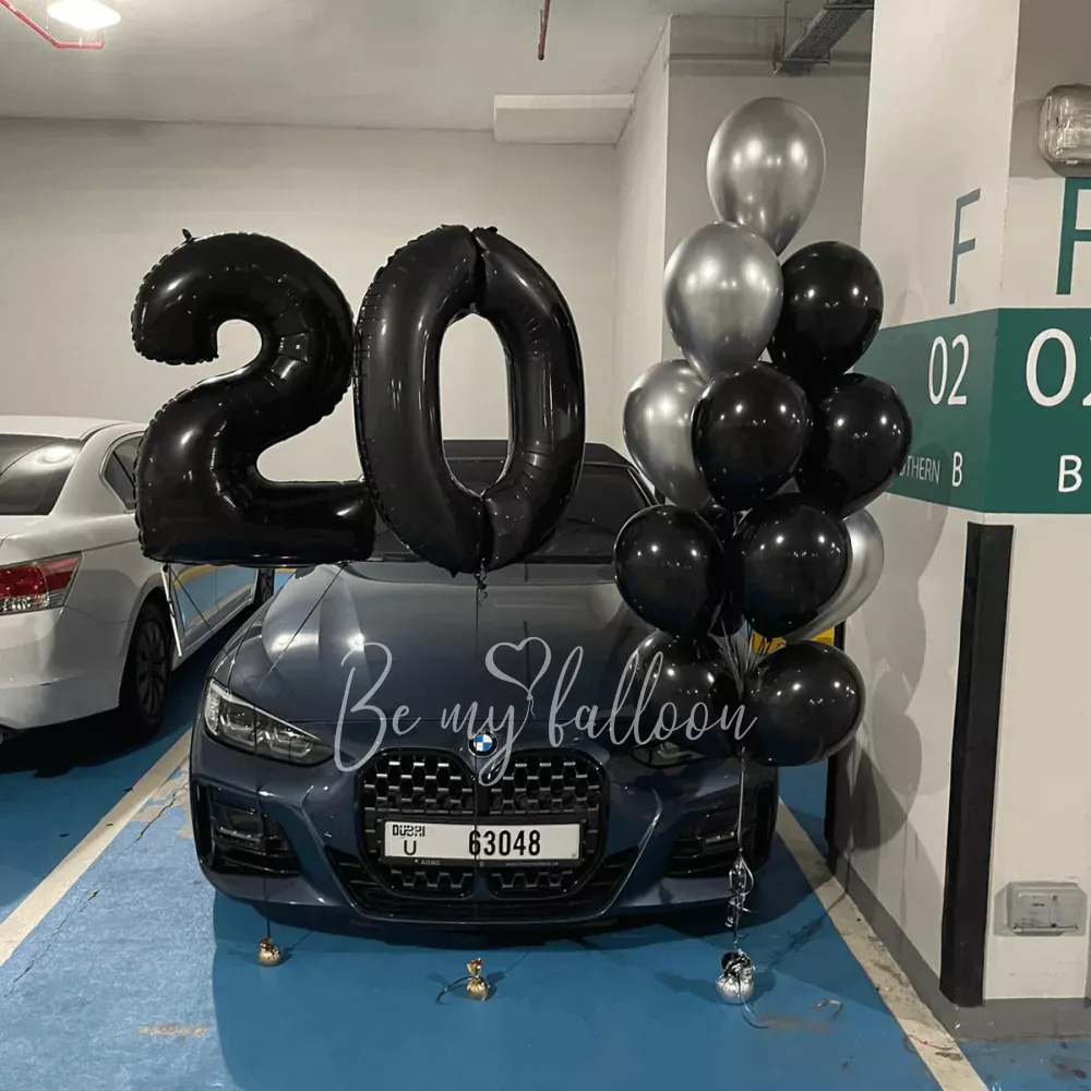 40 " أرقام احباط 1 أسود