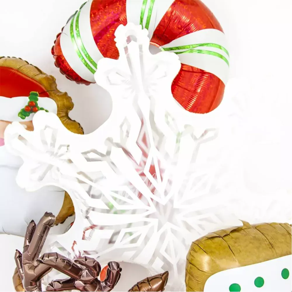 38" Helium foil Snowflake balloon