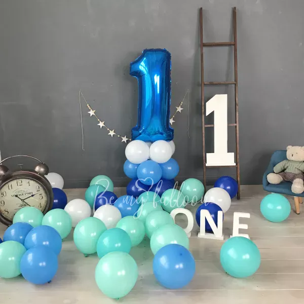 1 Year Old Balloon Set
