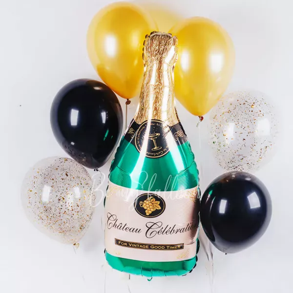 Набор шаров "Бутылочка игристого"