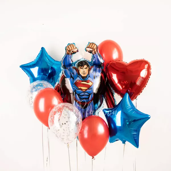 Superman! Balloon bouquet