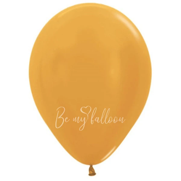 12" Helium metallic bright gold 570 plain balloon