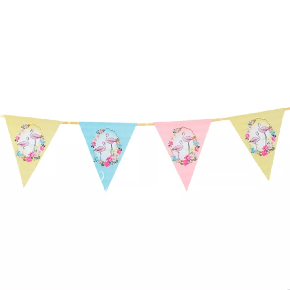 Flamingo bunting