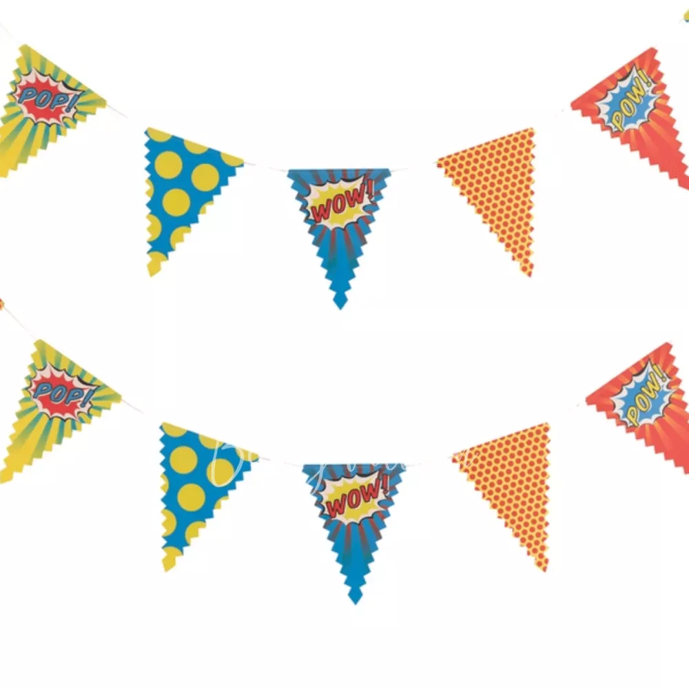 Pop art bunting