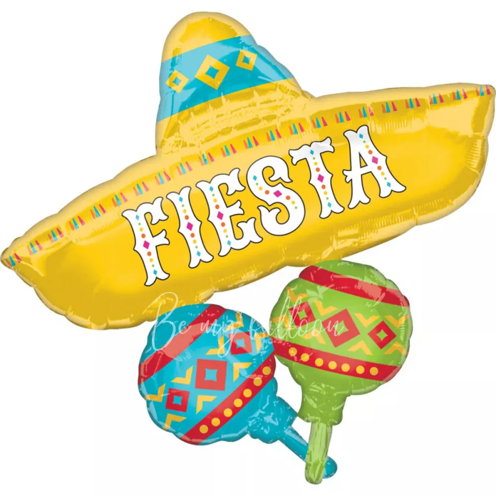 78x81cm Helium foil Fiesta balloon
