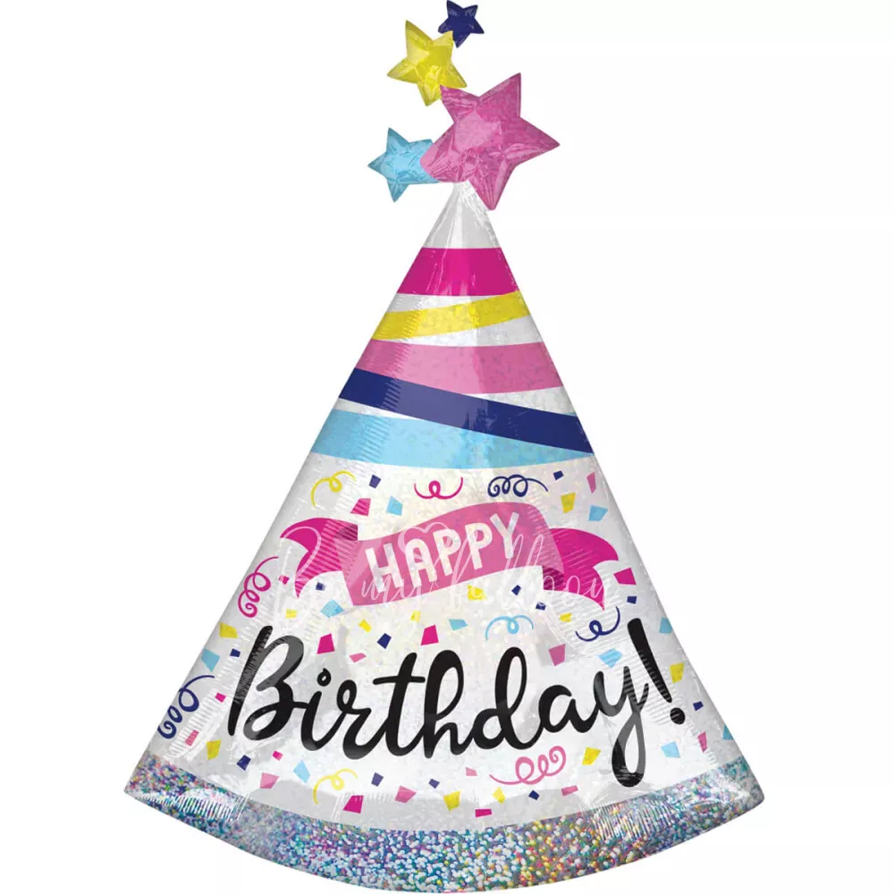 68x91cm Helium foil Happy Birthday Banner balloon