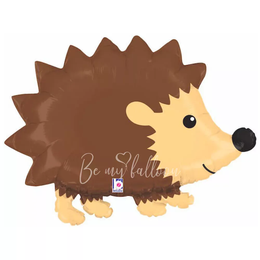 30" Helium foil Woodland Hedgehog balloon