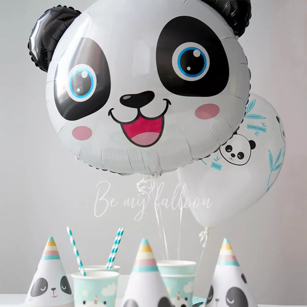 21" Helium foil Panda balloon