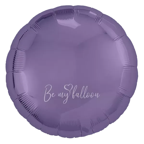18" Helium foil gloss Grape purple Round balloon