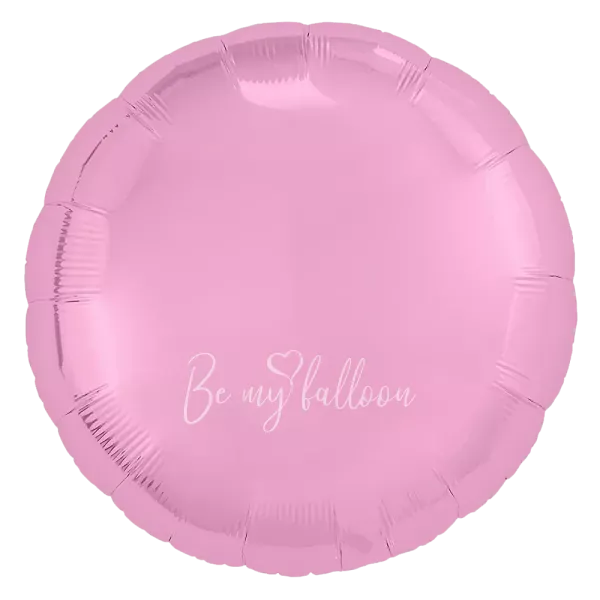 18" Helium foil gloss Pink Round balloon