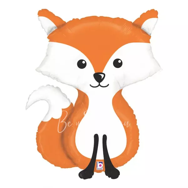 36" Helium foil Woodland Fox balloon