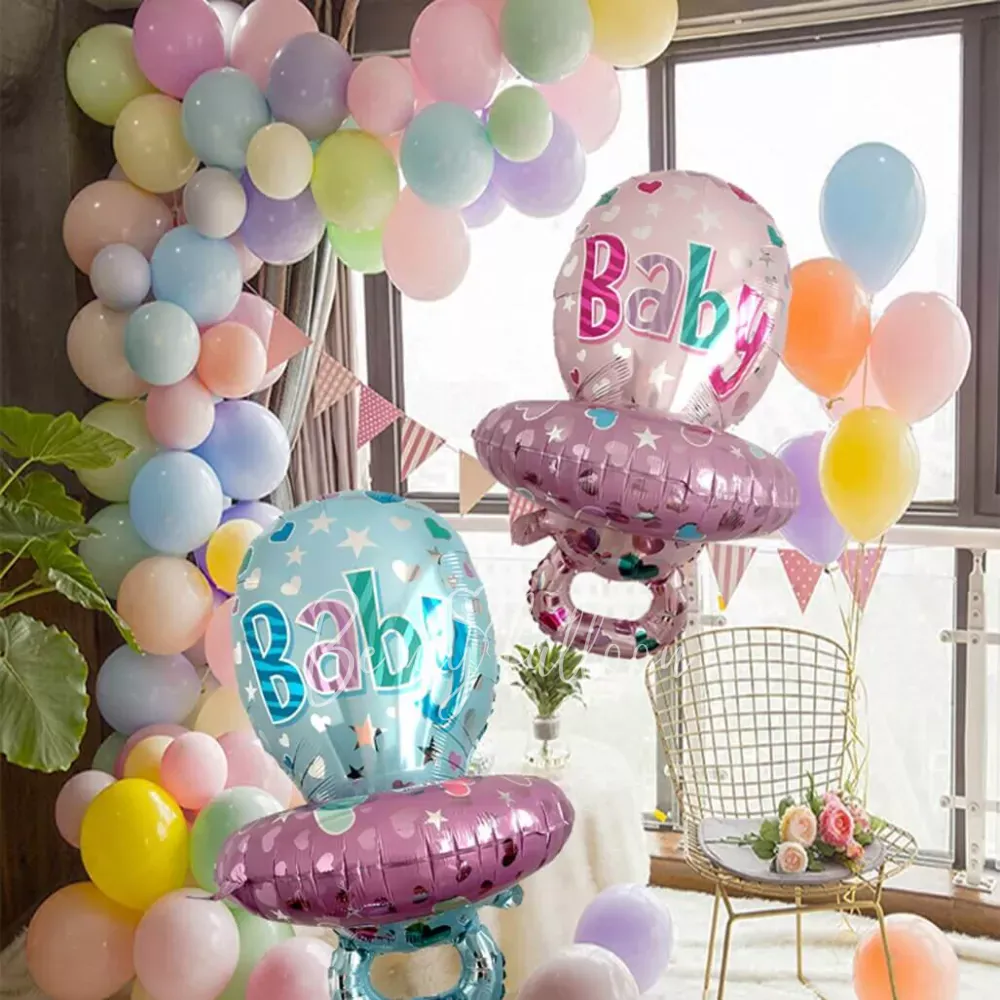 29" Шар из фольги Соска Детская голубой