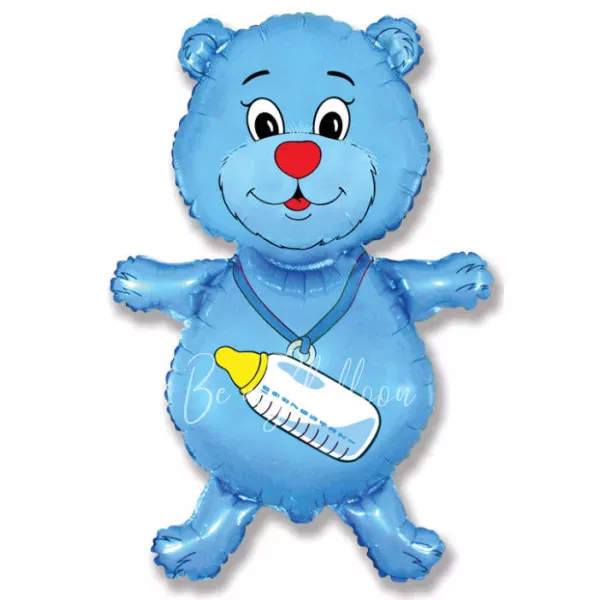 37" Helium foil Baby bear boy balloon