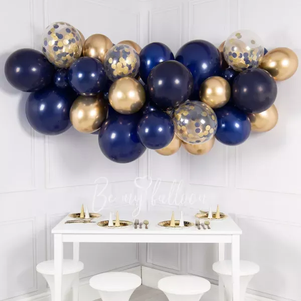 Midnight Blue Balloon Garland