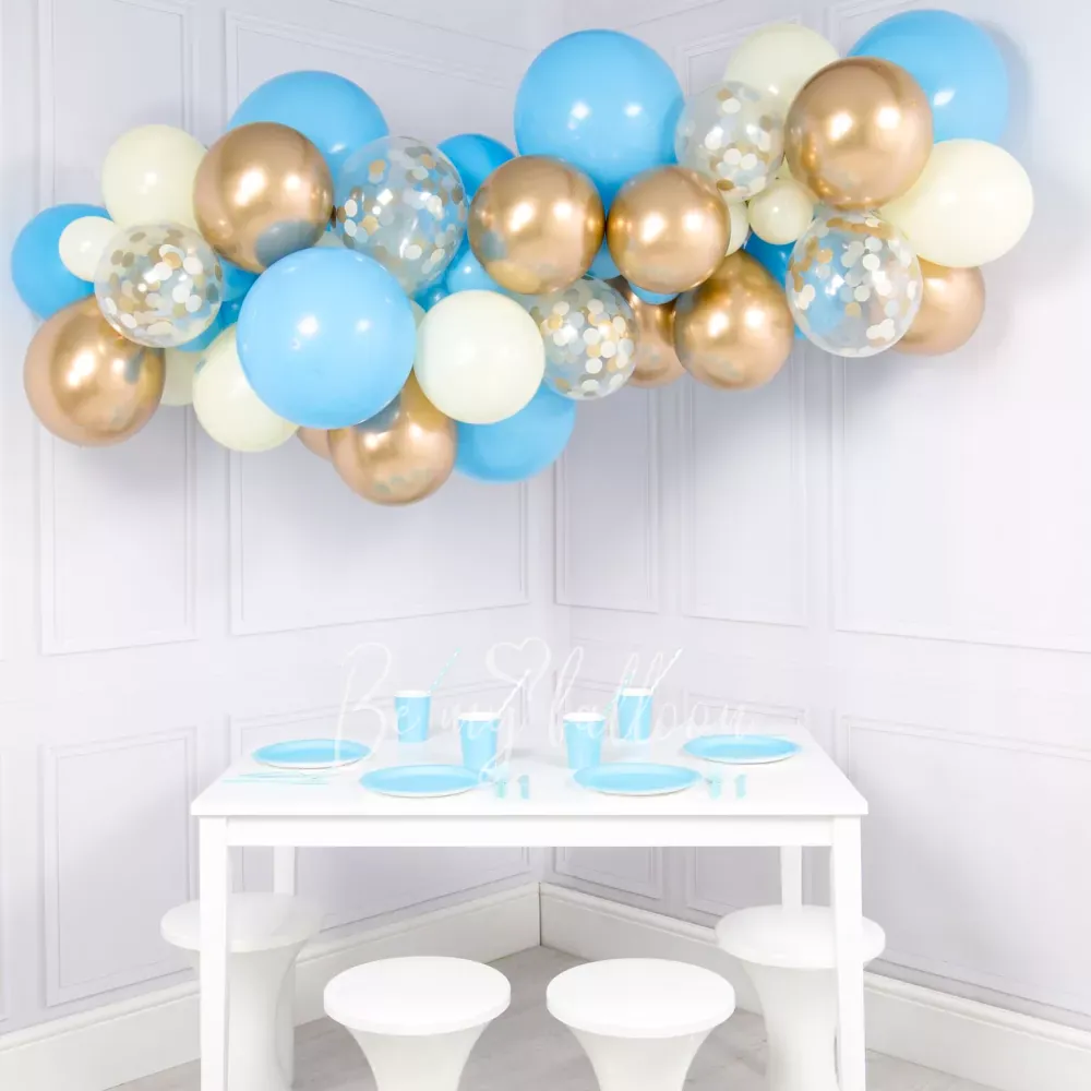 Baby Blue Balloon Garland