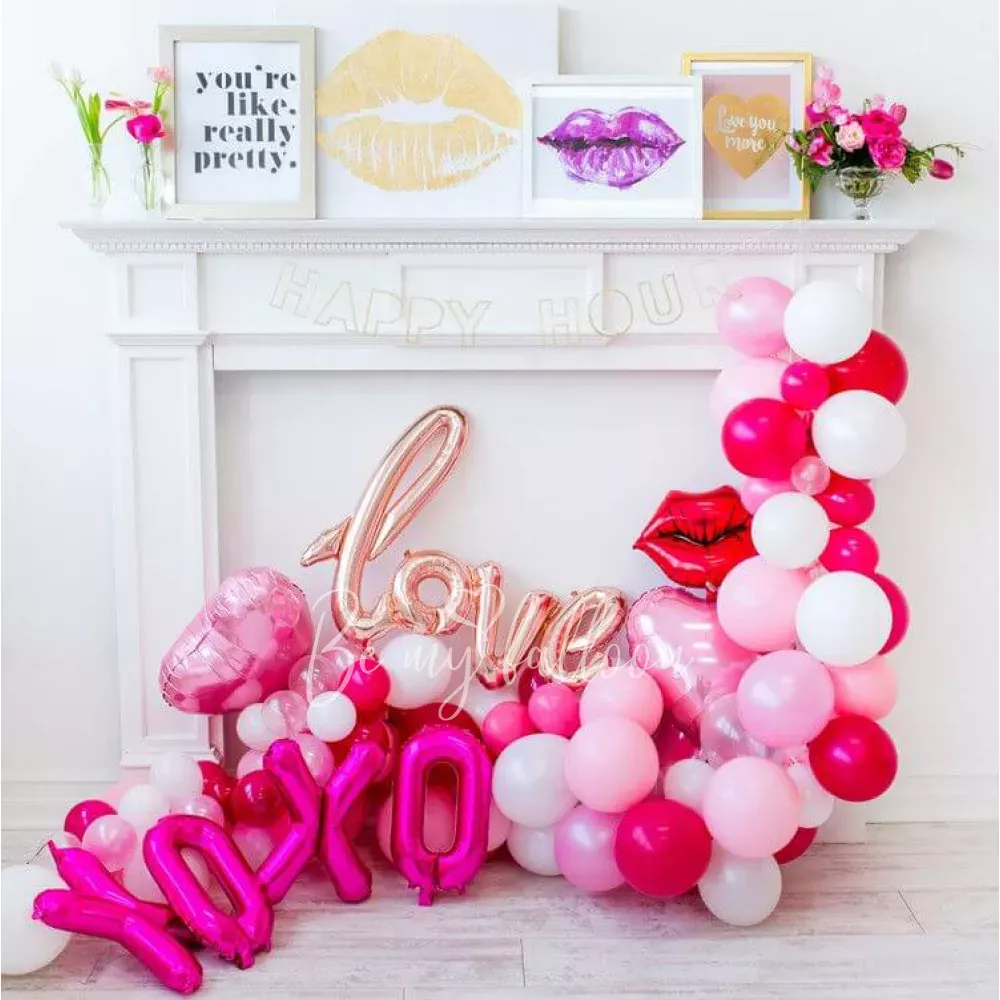 2.5 meter Love Organic Balloon Garland