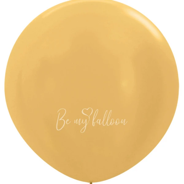 24" Helium metallic gold 570 plain balloon