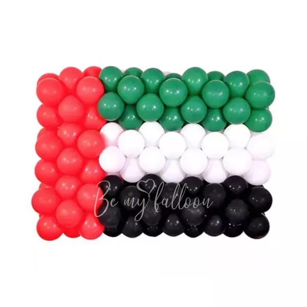 UAE Flag Balloon Garland Composition