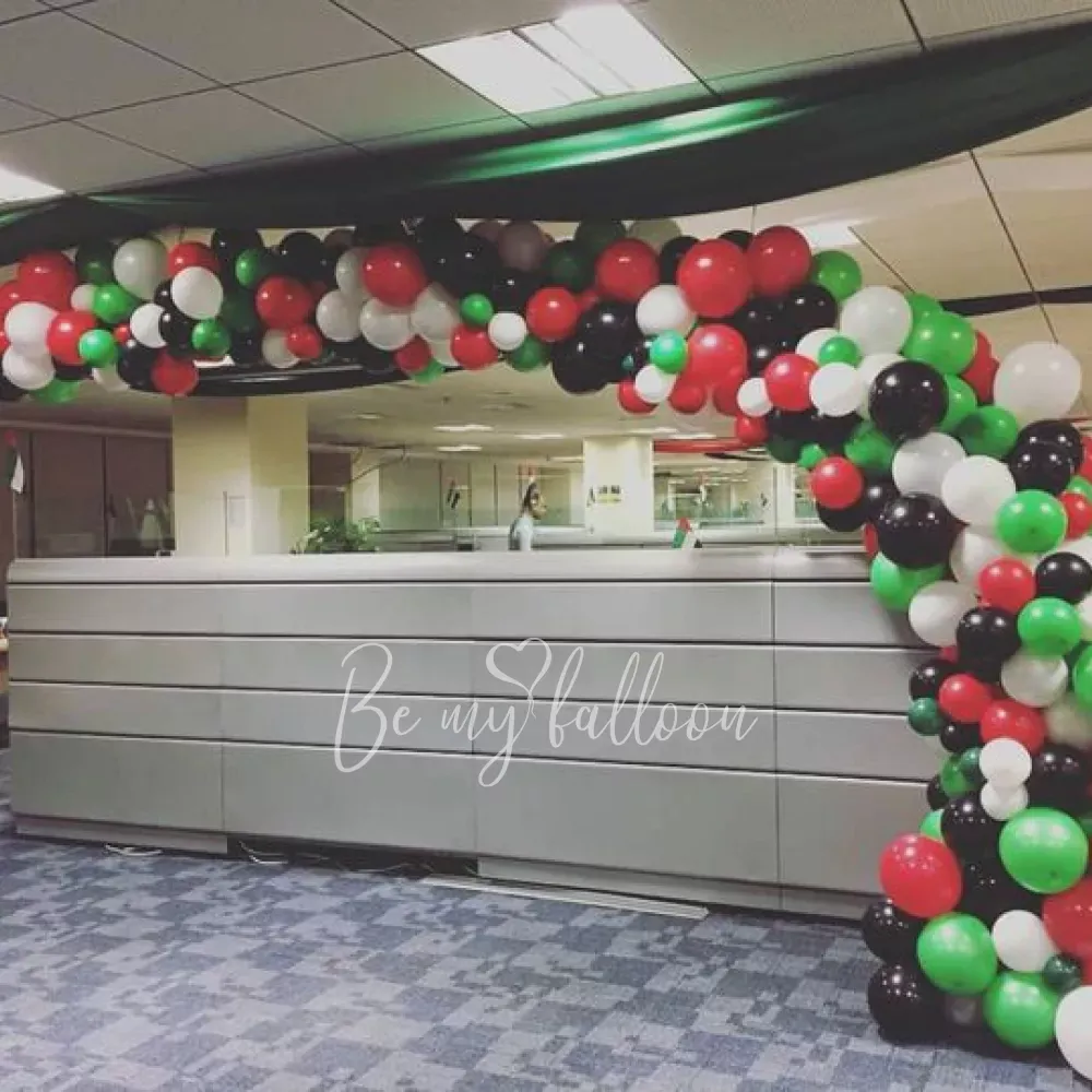 6,5 meter UAE Organic Balloon Garland