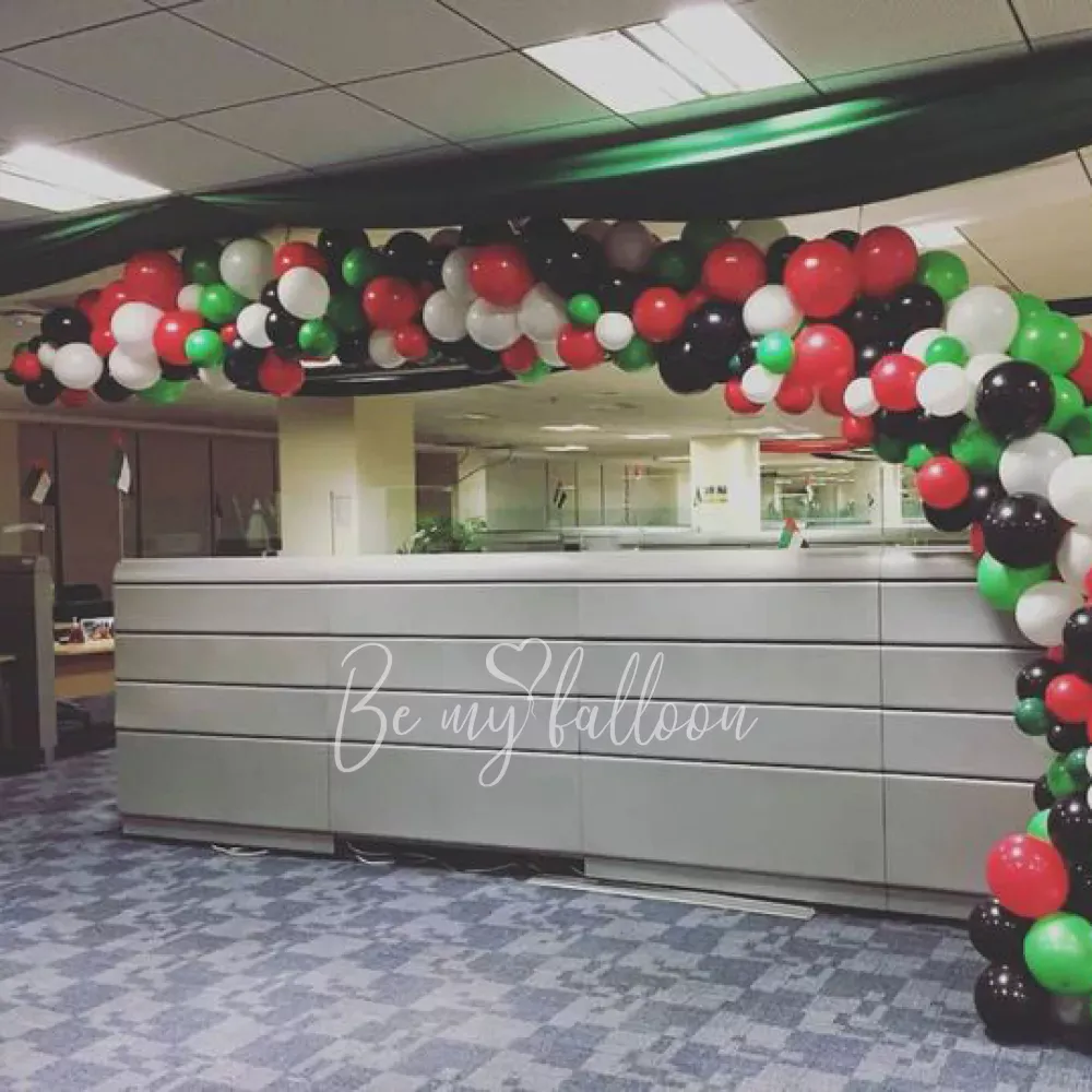 6,5 meter UAE Organic Balloon Garland