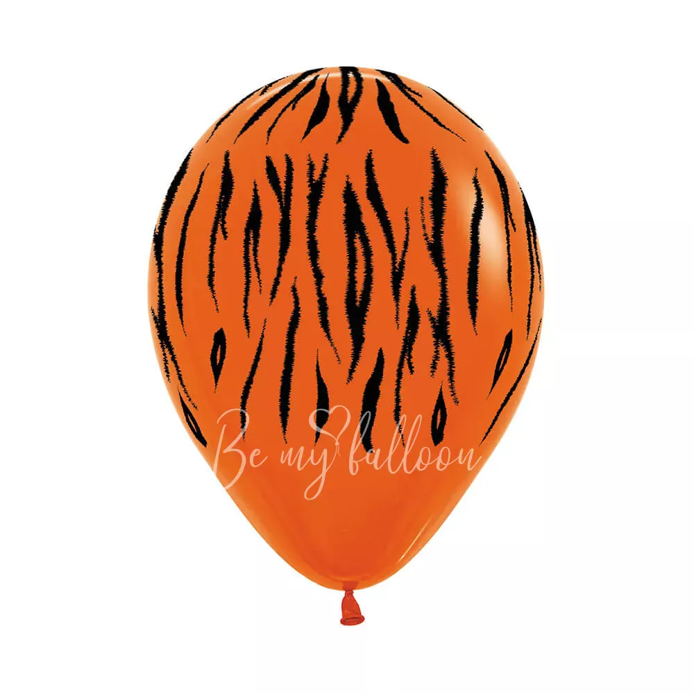 12" Helium latex jungle printed balloon