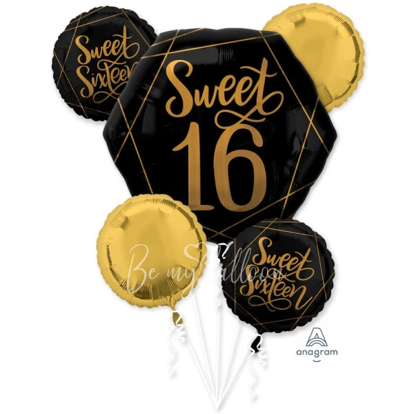 Elegant Sixteen! Balloon bouquet