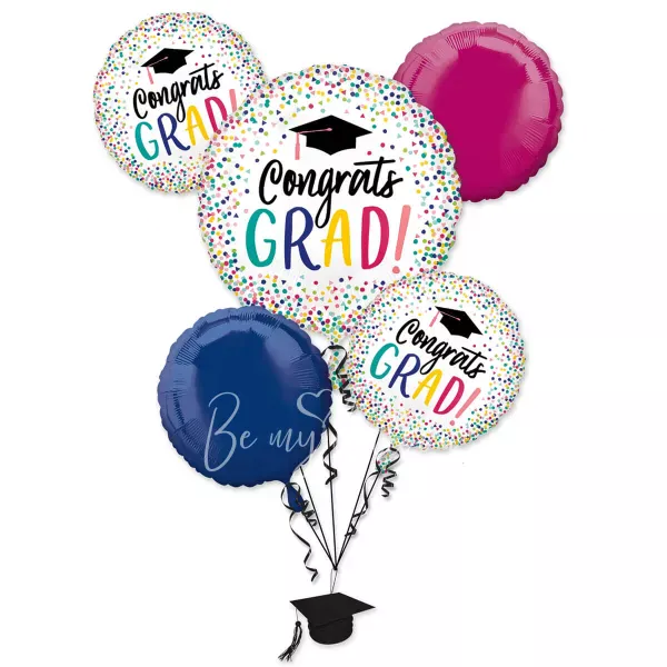 Букет из шаров YAY Grad!