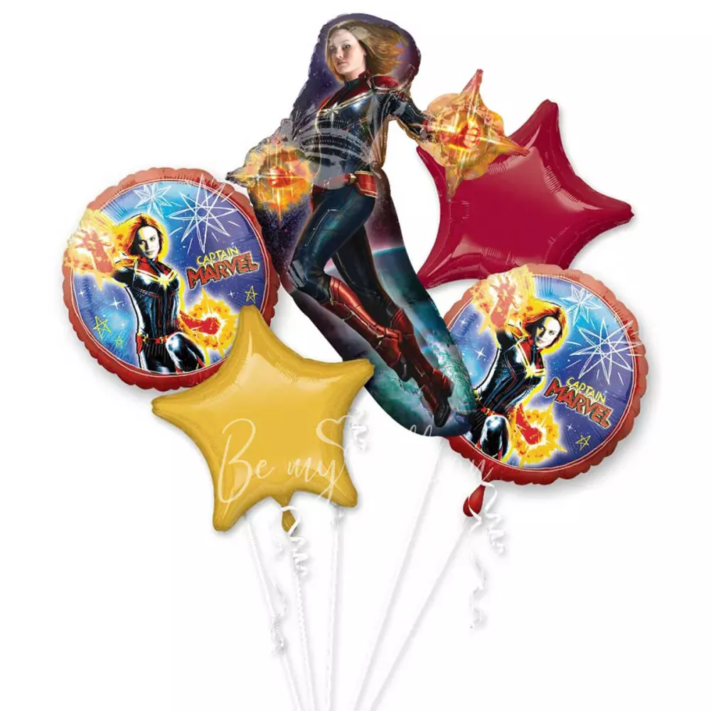 Captain Marvel! Balloon bouquet