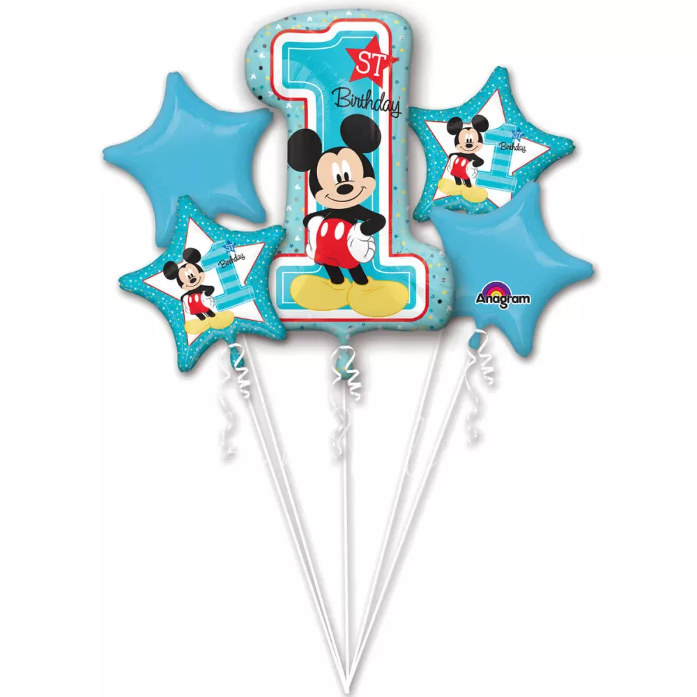 باقة بالونات عيد الميلاد الأول لميكي ماوس