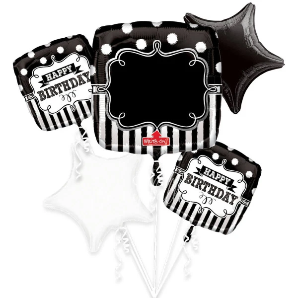 Chalkboard Birthday Party! Balloon bouquet