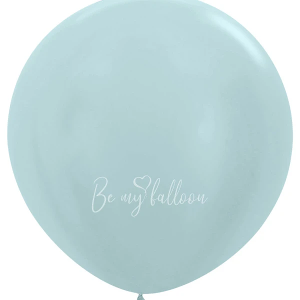 36" Helium metallic silver 481 plain balloon