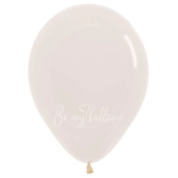 12" Helium crystal transparent 390 plain balloon